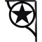 Ekena Millwork Austin Wrought Iron Bracket, (Single center brace), Powder Coated Black 1 1/2"W x 5 1/2"D x 8"H BKTM01X05X08SAU - alternate 7